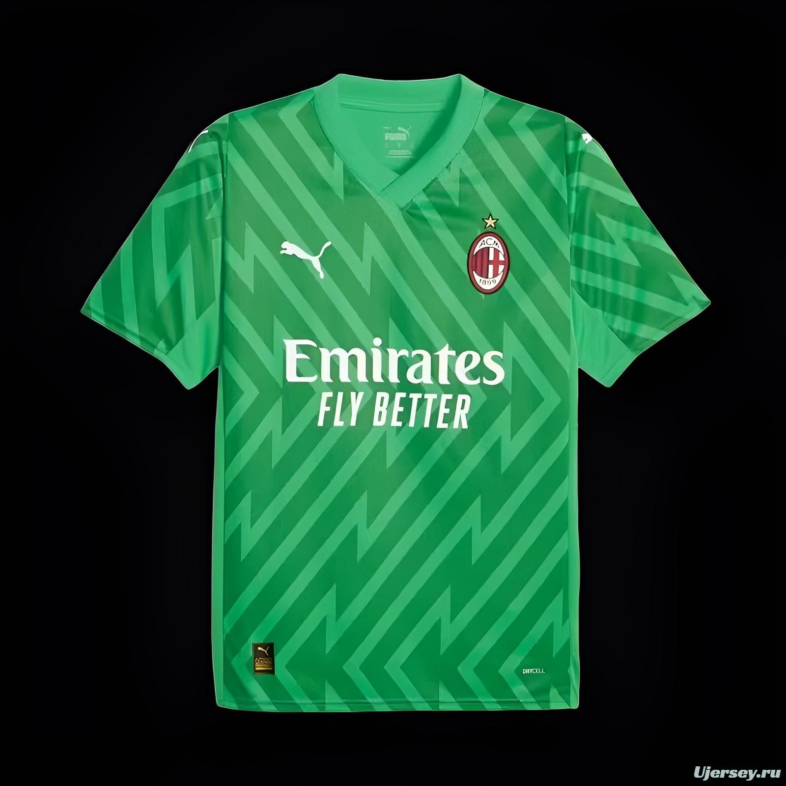 23/24 AC Milan Goalkeeper Green Jersey