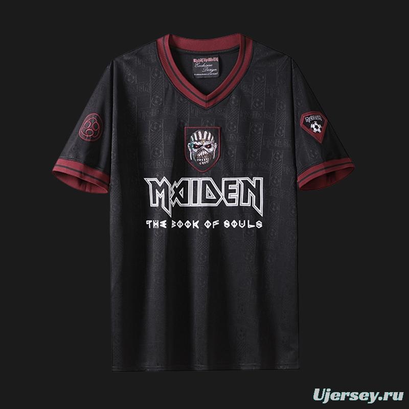 Retro 2016 West Ham United x Iron Maiden Black Jersey