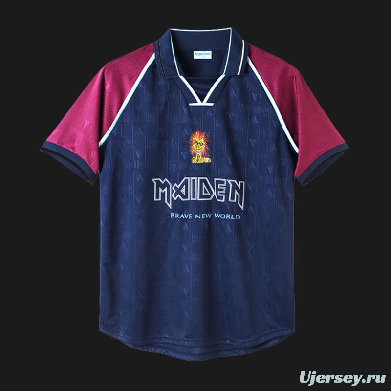 Retro 99/01 West Ham United x Iron Maiden Home Jersey