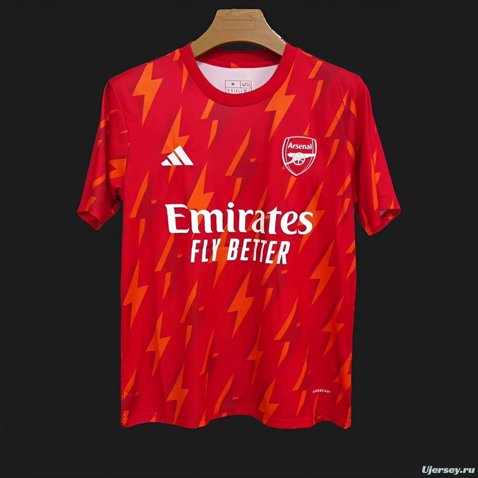 23/24 Arsenal Red Training Jersey