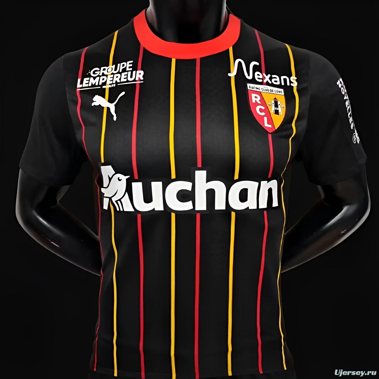 Player Version 23/24 RC Lens Away Black Jersey