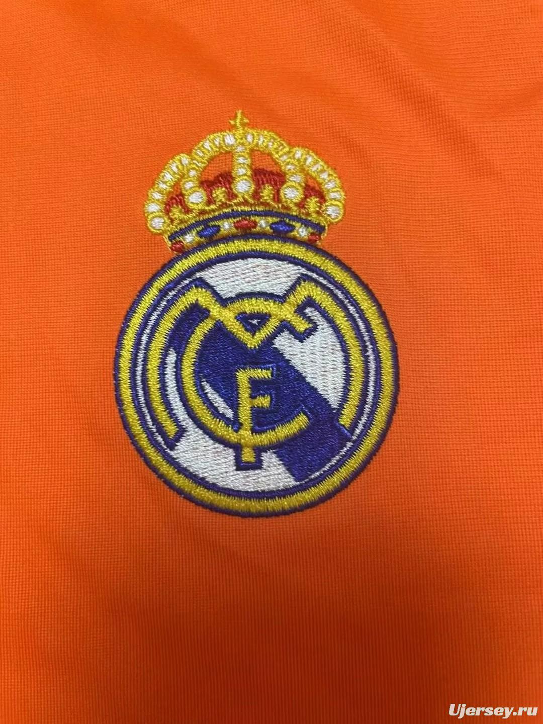 Retro 13/14 Real Madrid Third Orange Jersey Worn By Ronaldo