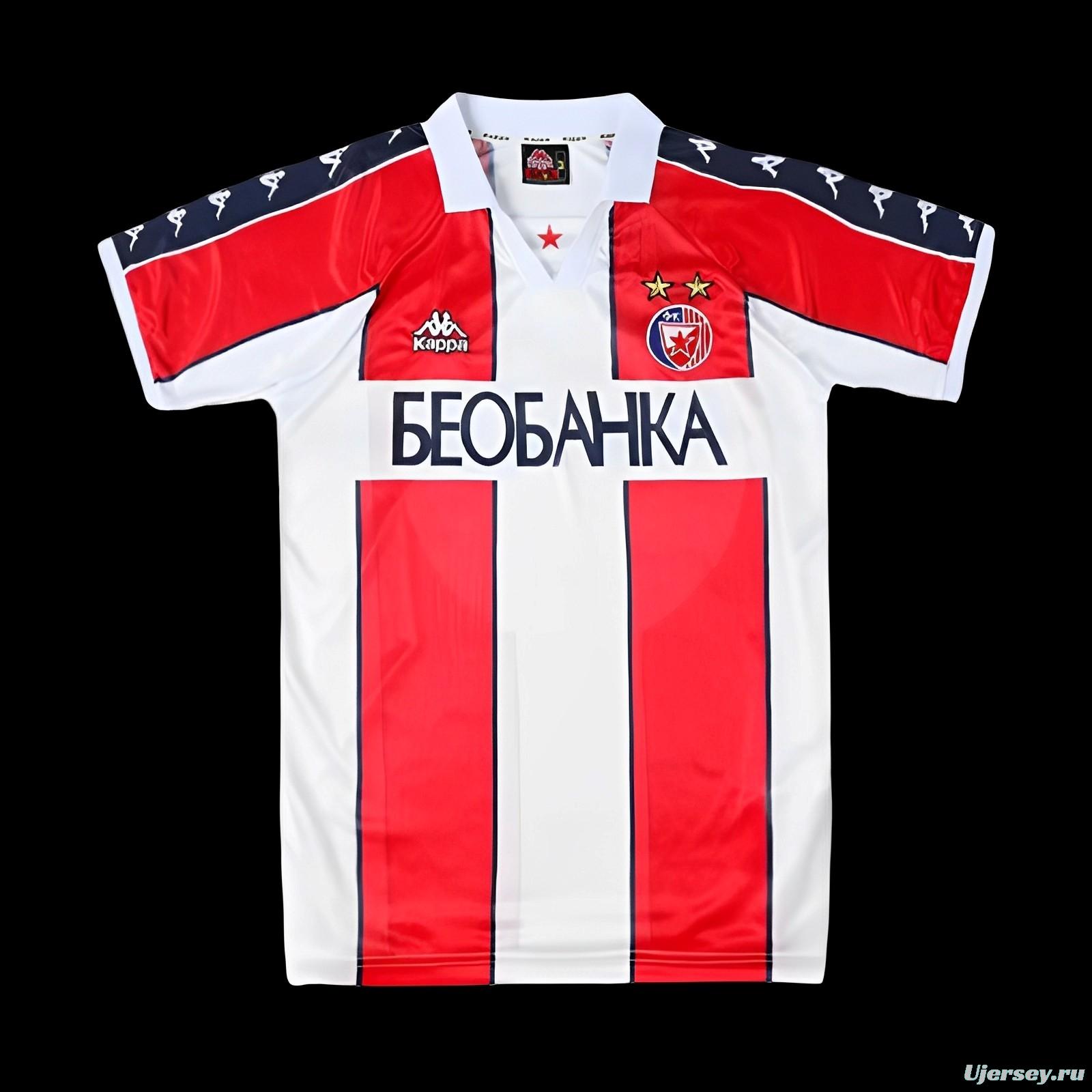 Retro 95/97 Red Star Belgrade Home Jersey