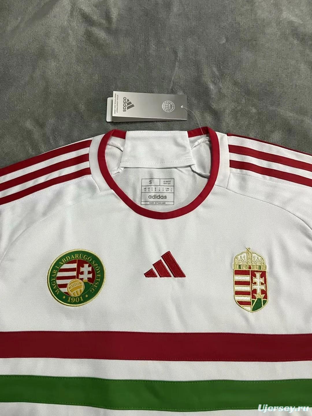 2022 Hungary Away White Jersey