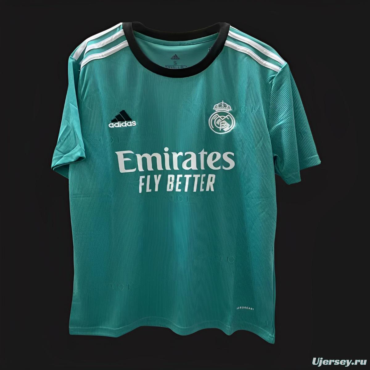 Retro 21/22 Real Madrid Third Green Jersey