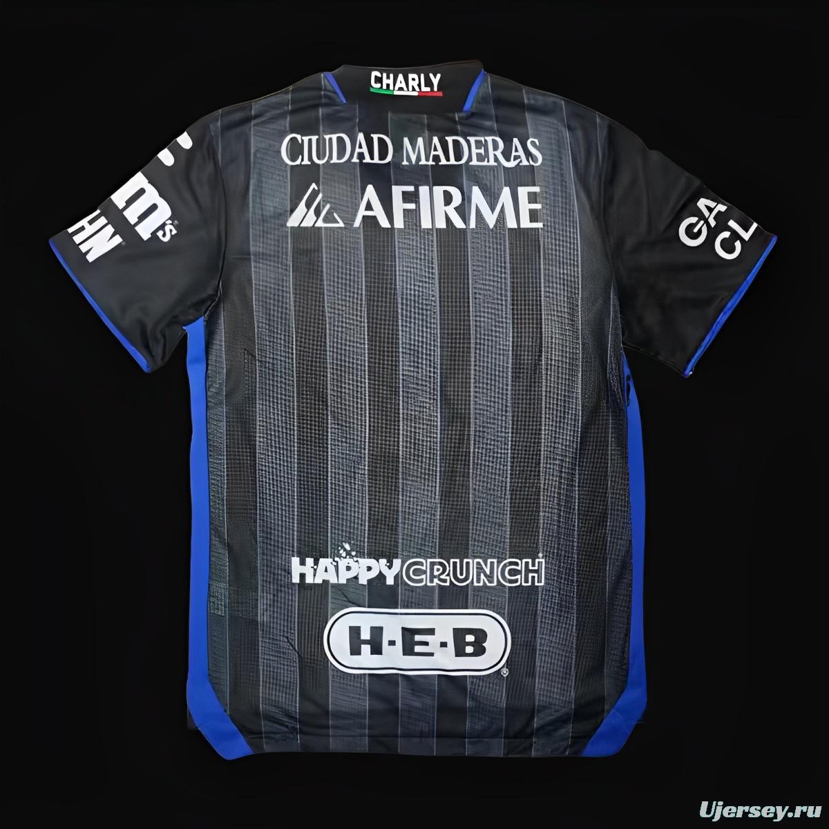 23/24 Queretaro Away Black Jersey