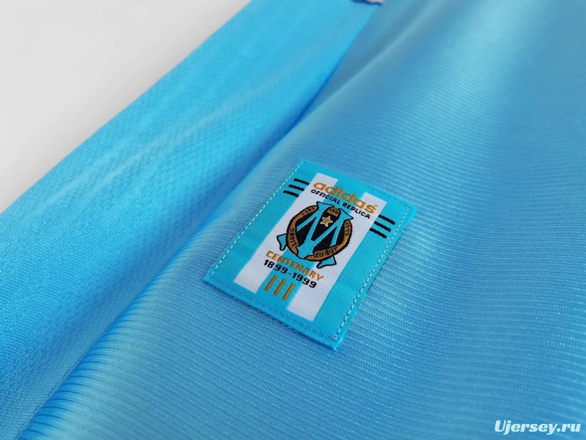 Retro 98/99 Marseille away Soccer Jersey