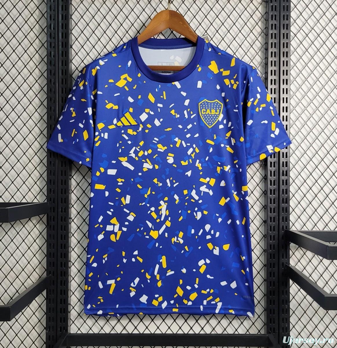 23/24 Boca Juniors Blue Training Jersey