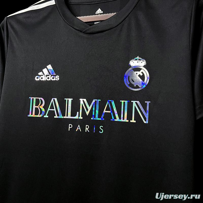 23/24 Real Madrid x Balmain Black Jersey