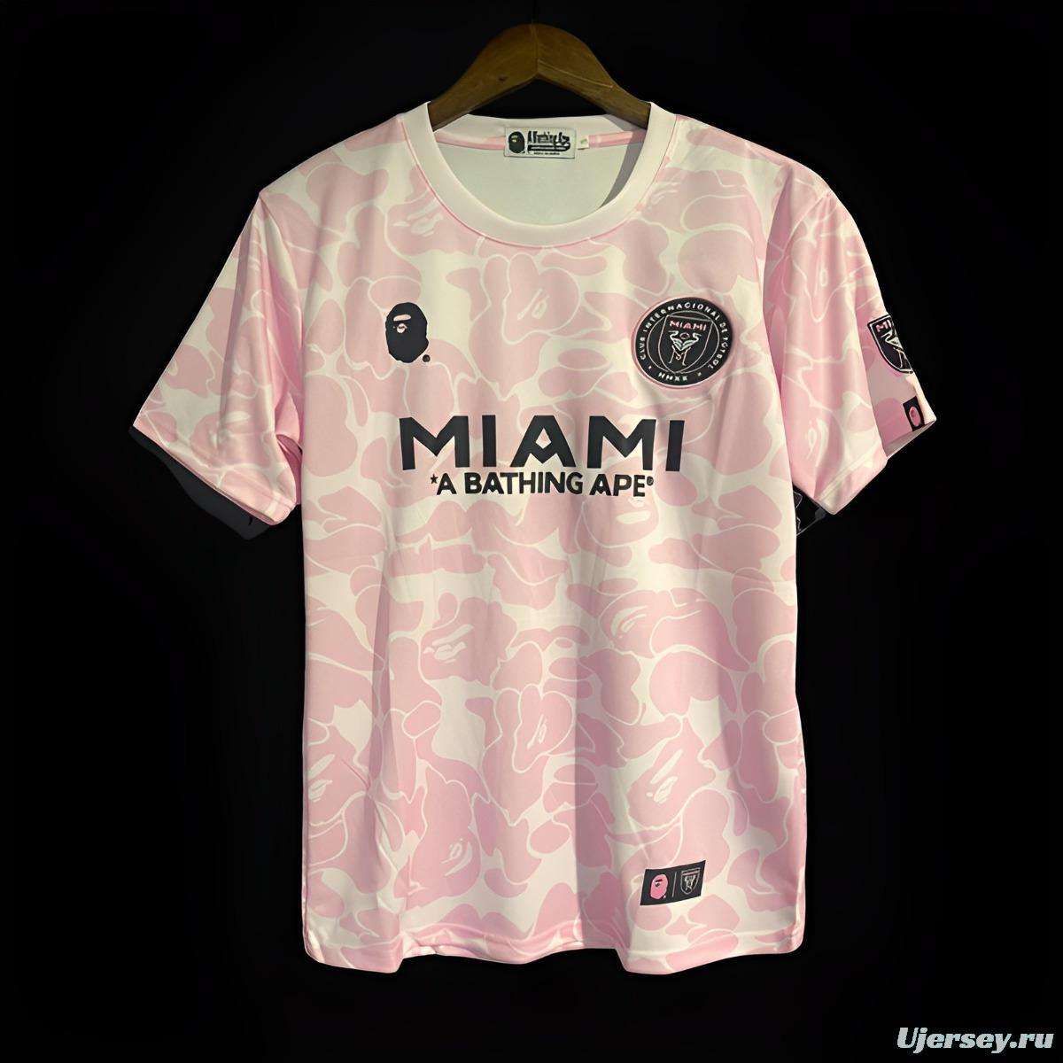 23/24 Inter Miami XBape Pink Special Jersey