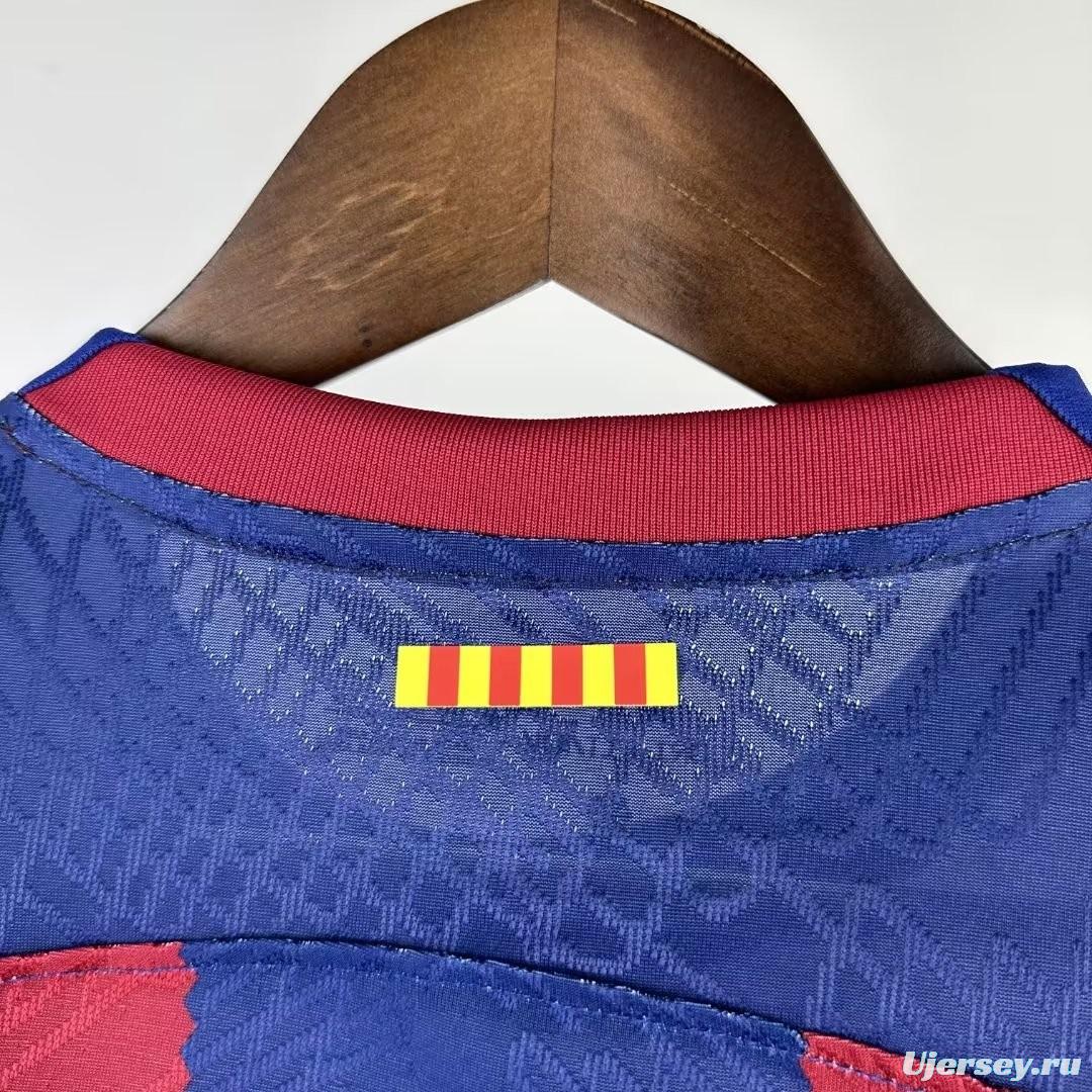 Player Version 23/24 Barcelona Home Rolling Stones Special Jersey