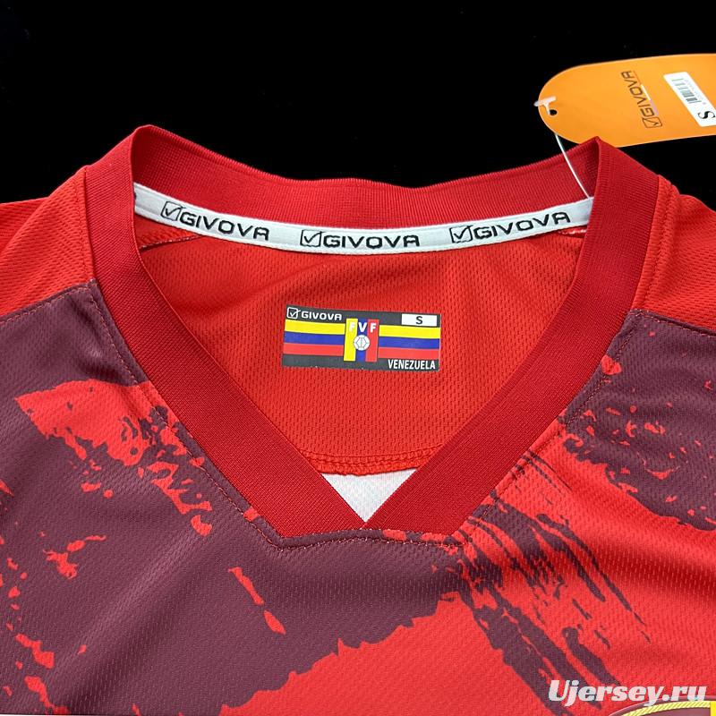 2023 Venezuela Home Red  Jersey