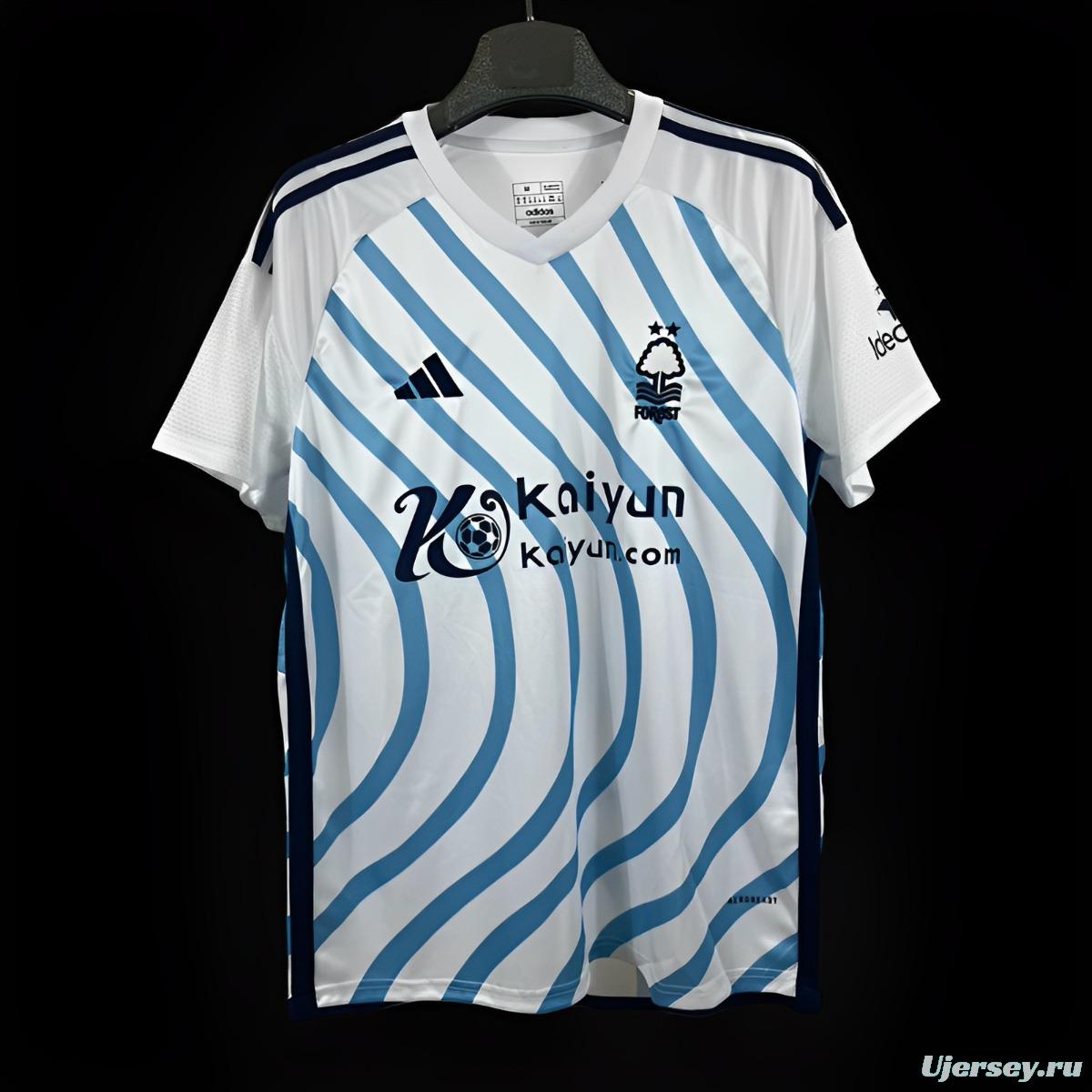 23/24 Nottingham Forest Away Jersey With Sponsor