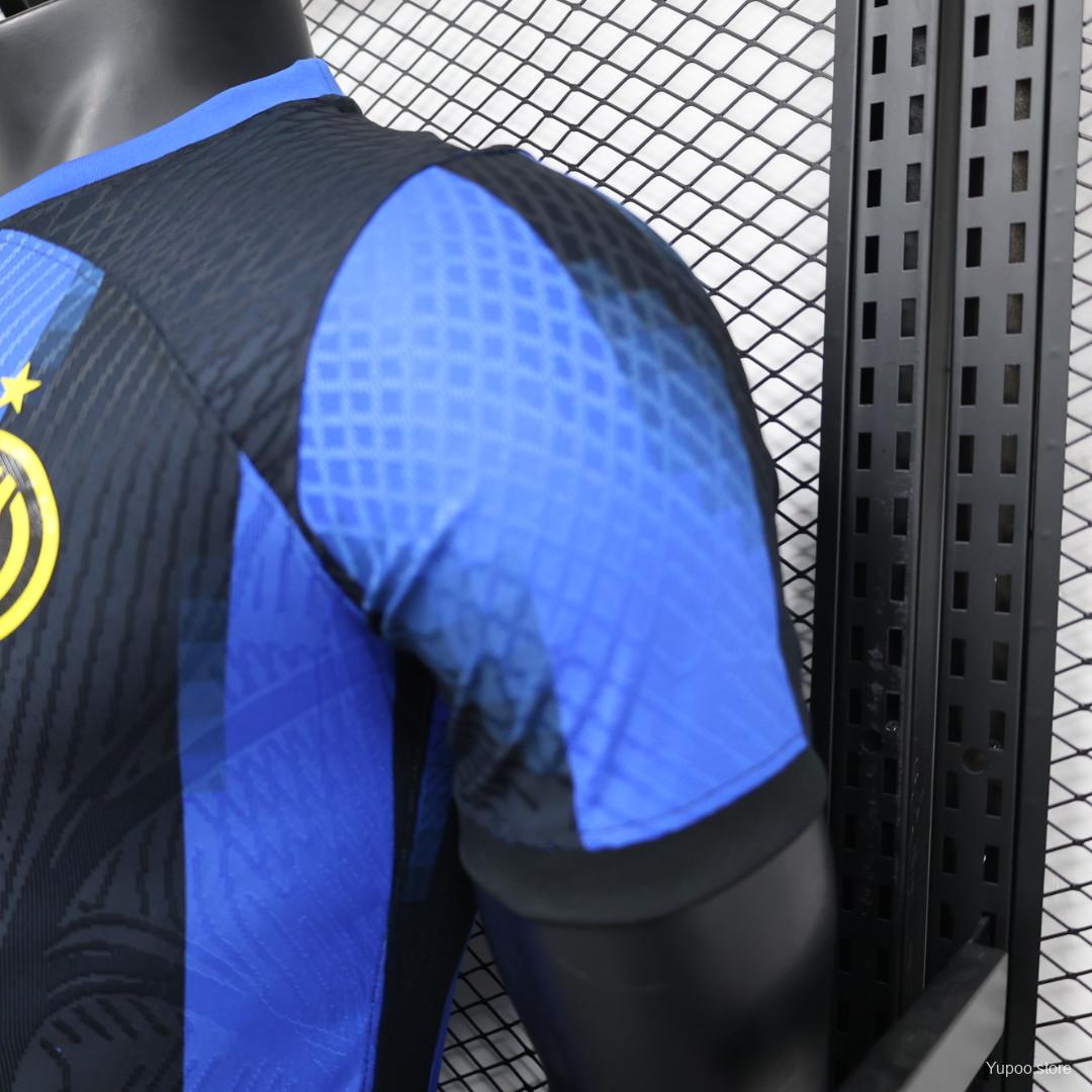 Player Version Retro 23/24 Inter Milan x Transformers Home Special Jersey