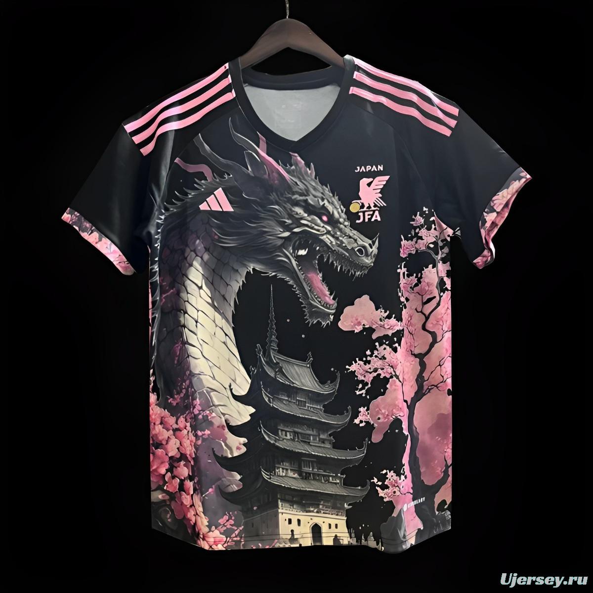 2024 Japan Pink/Black Dragon Special Jersey