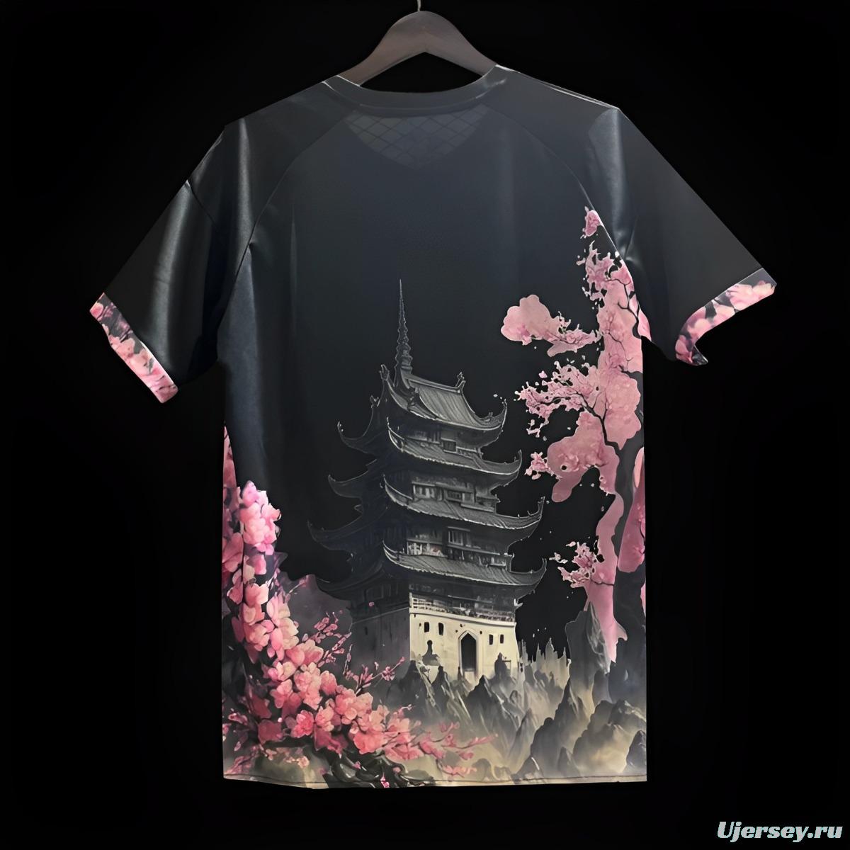 2024 Japan Pink/Black Dragon Special Jersey