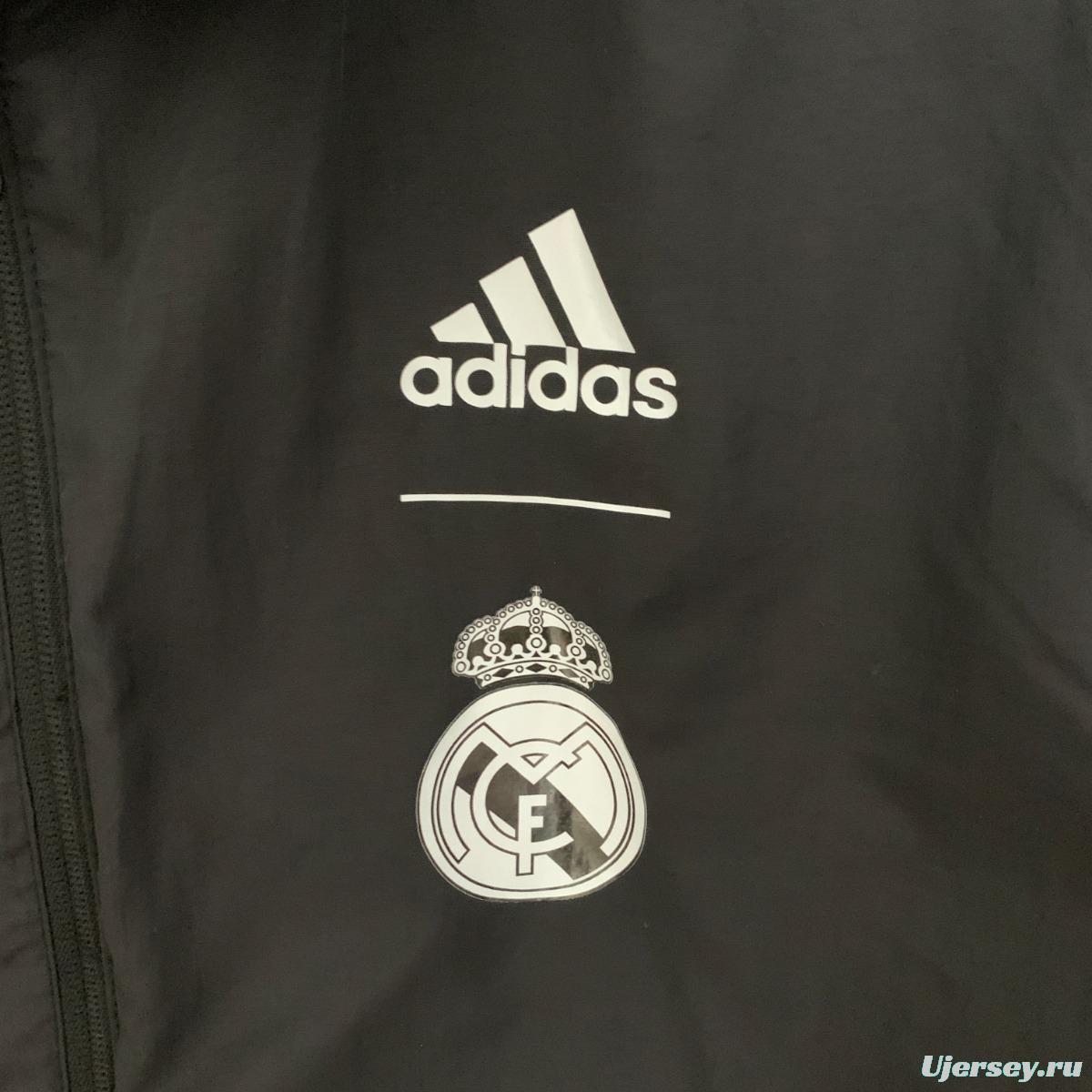 23/24 Real Madrid Black Dragon Reversible Full Zipper Jacket