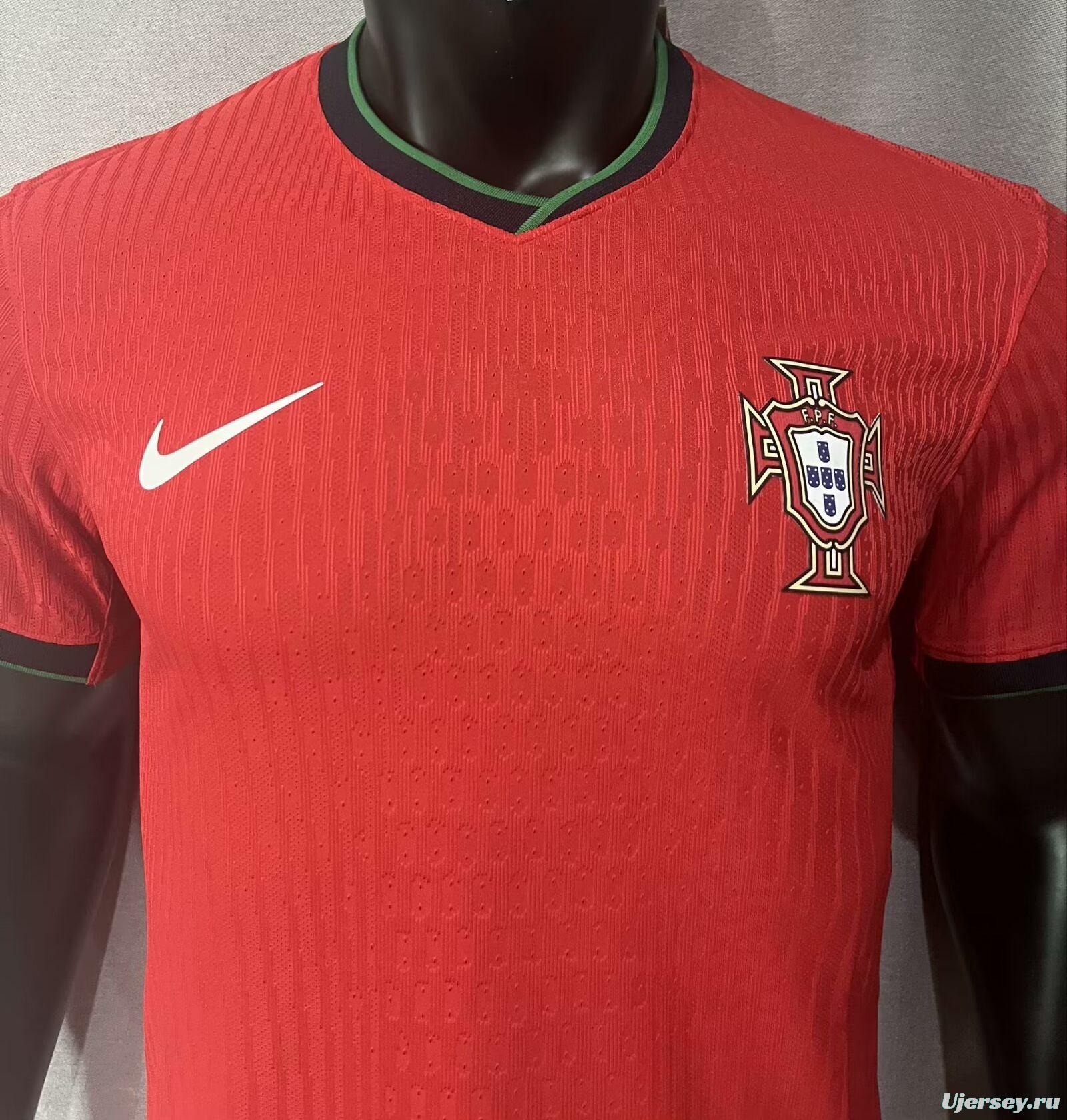 Player Version 2024 Portugal Home Jersey