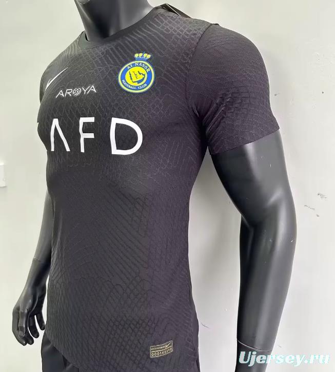 Player Version 23/24 AL NASSR Black Goalkeeper Jersey