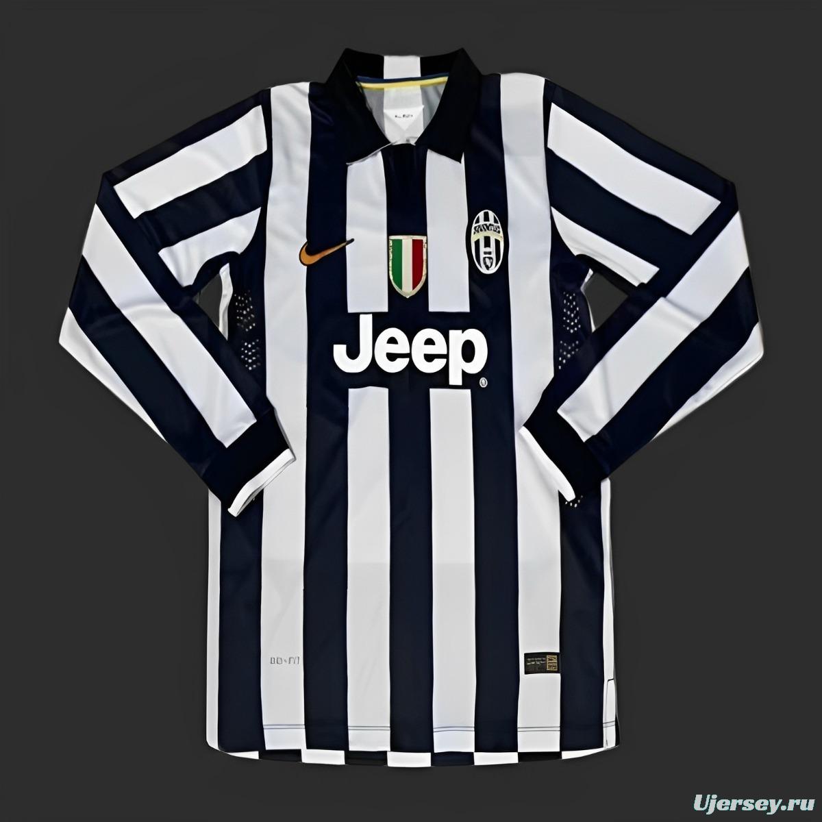 Retro 14/15 Juventus Home Long Sleeve Jersey