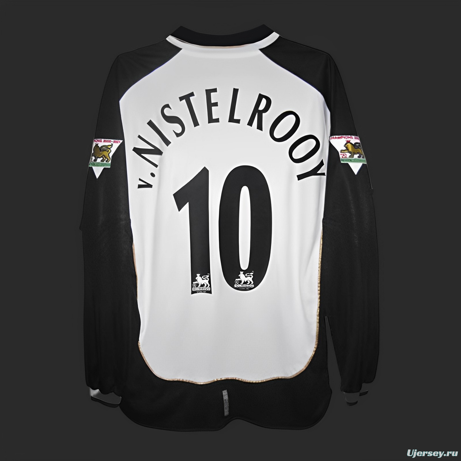 Retro 01/02 Manchester United Third Centenary Long Sleeve Reversible Jersey