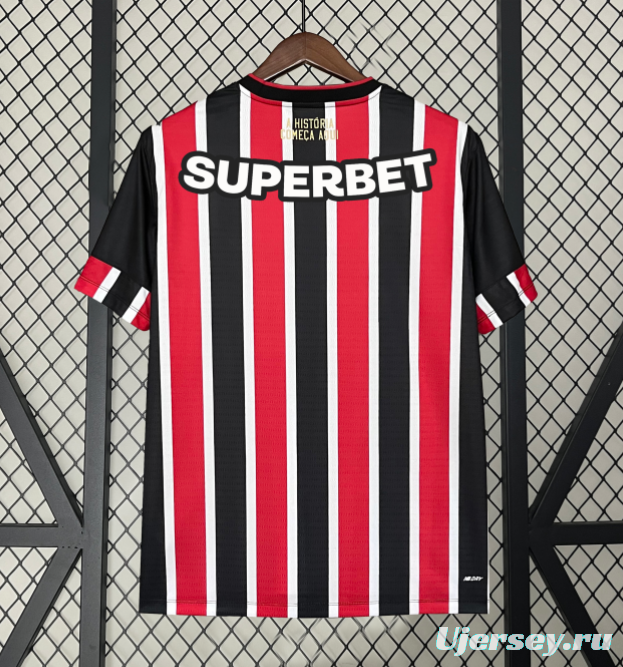 24/25 Sao Paulo Away Jersey + All Sponsors