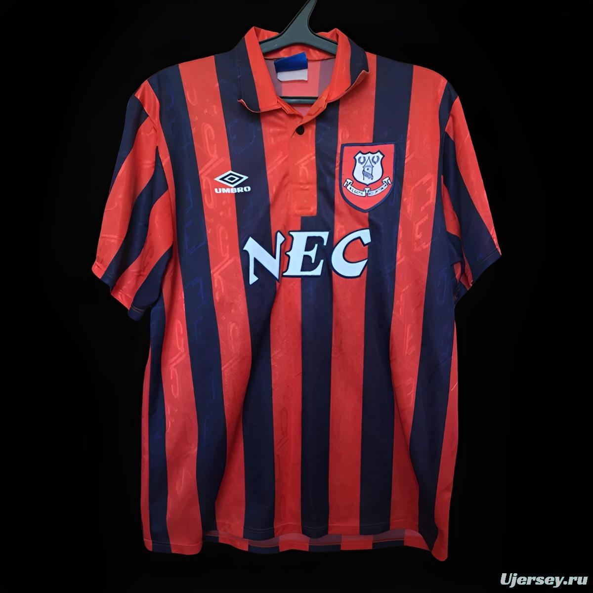 Retro 92/94 Everton Home Jersey