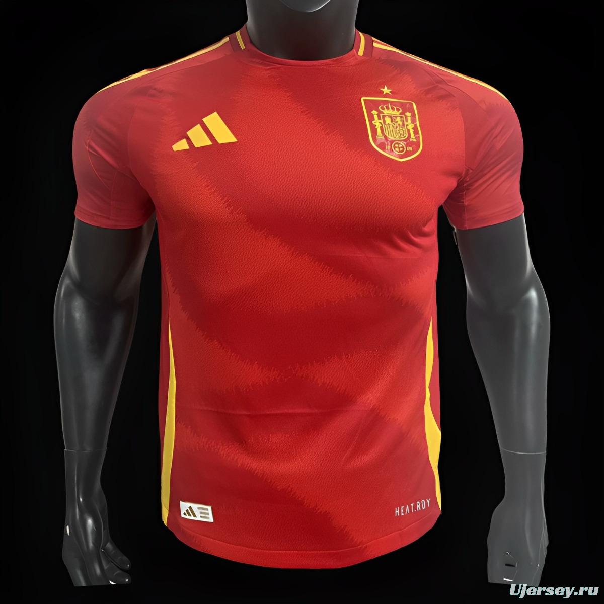 Player Version 2024 Spain Home Jersey