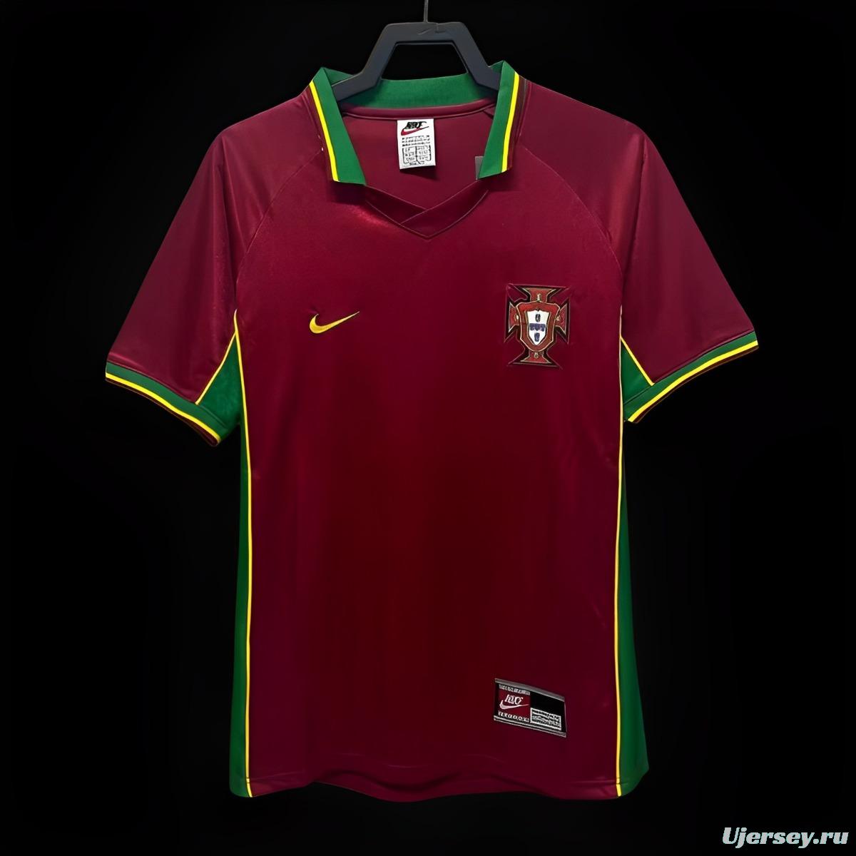 Retro 1998 Portugal Home Jersey