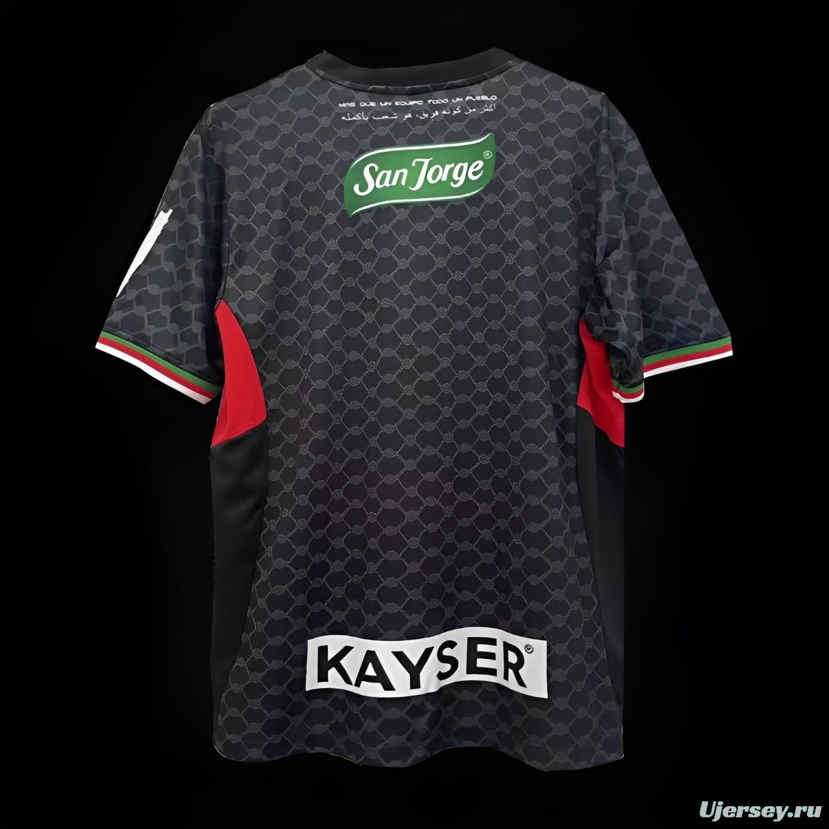 24/25 CD Palestino Away Black Jersey