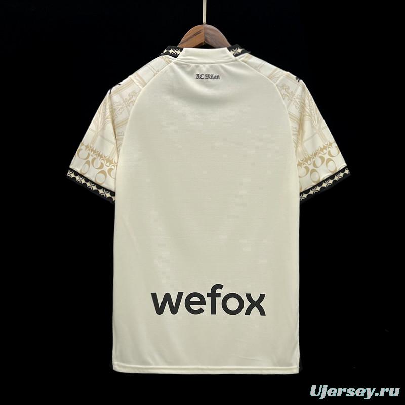 Retro 23/24 AC Milan Forth White Jersey