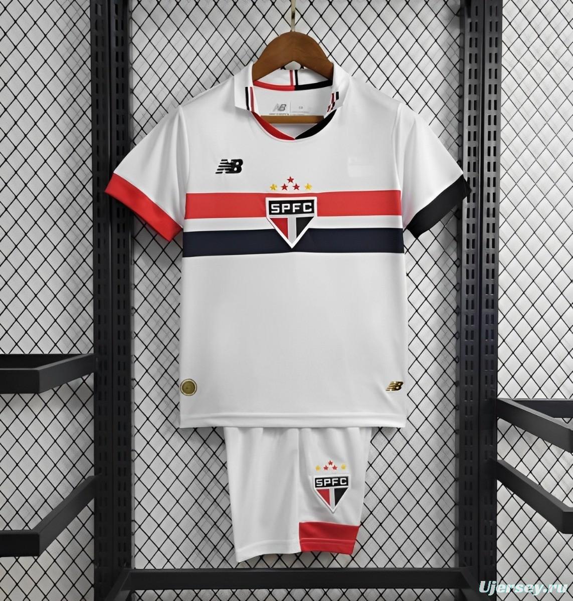 24/25 Kids Sao Paulo Home Jersey