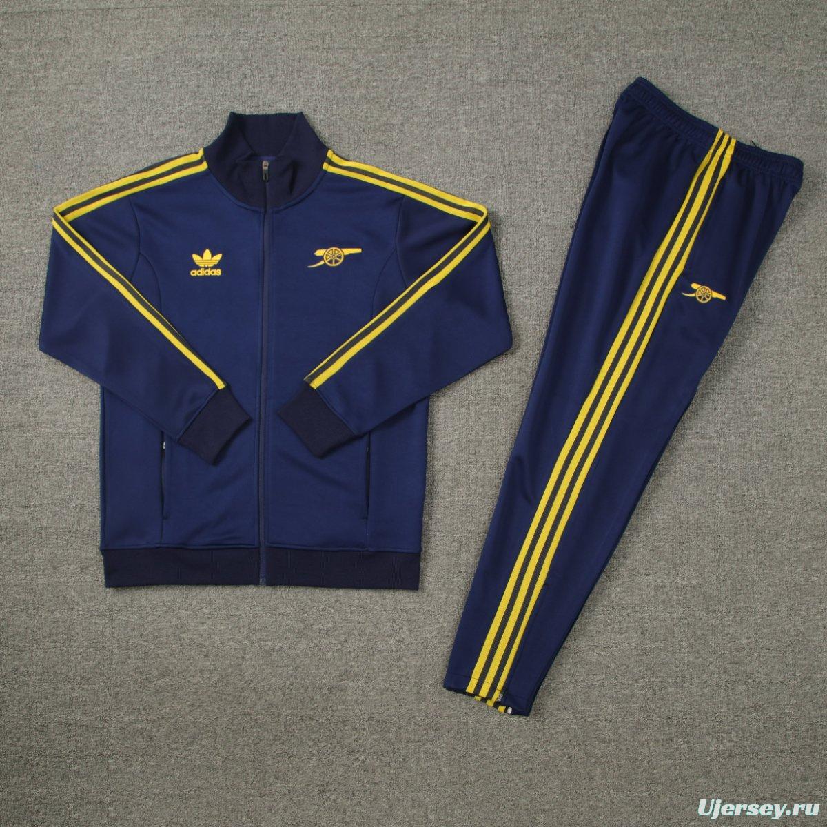 23/24 Arsenal Navy Full Zipper Jacket +Long Pants