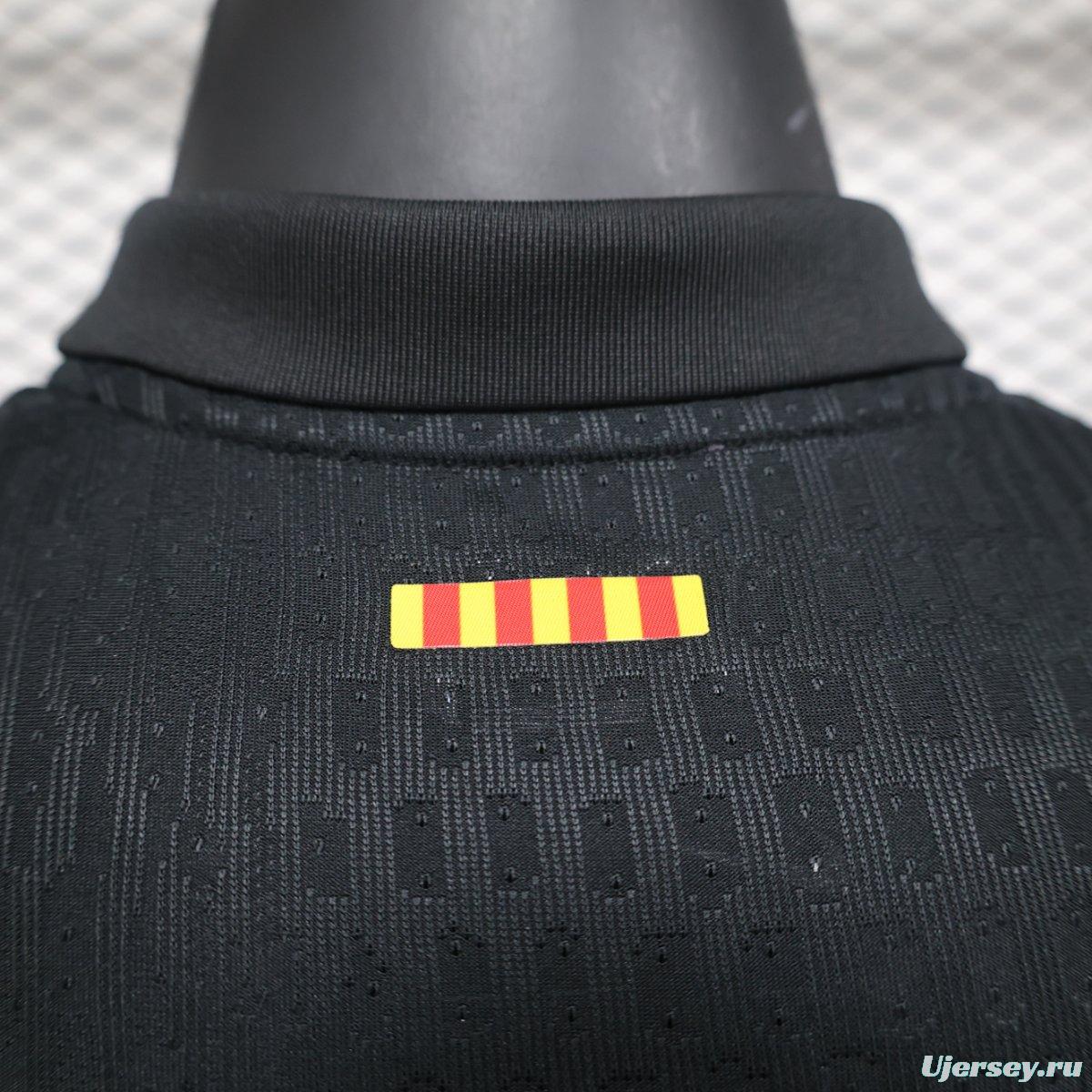 Player Version 24/25 Barcelona Away Black Jersey