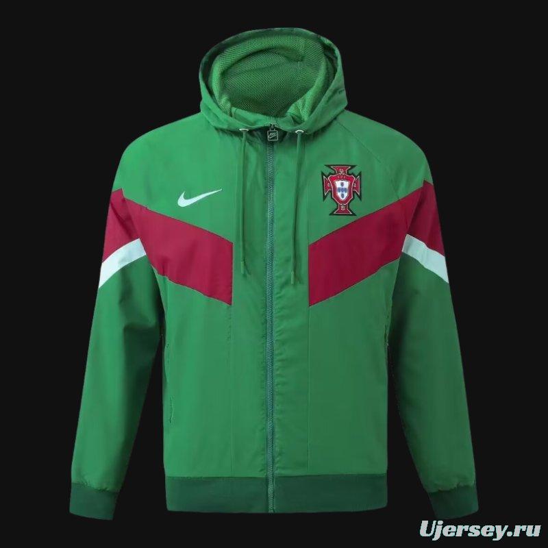 2024 Portugal Green Windbreaker