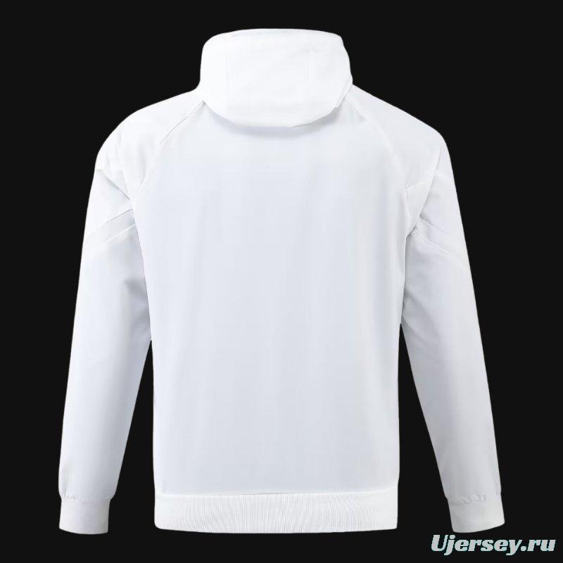 2024 England White Windbreaker