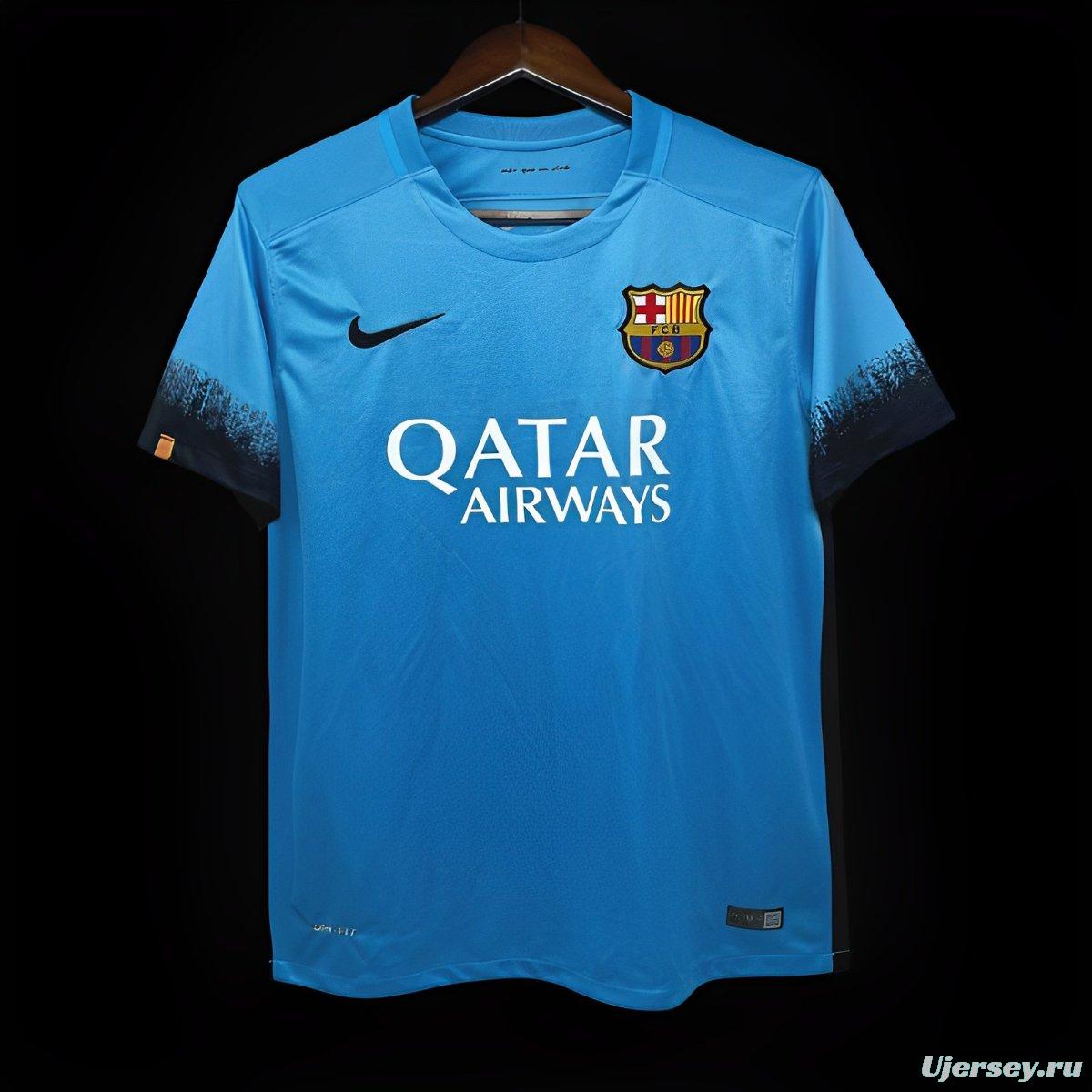 Retro 15/16 Barcelona Third Blue Jersey