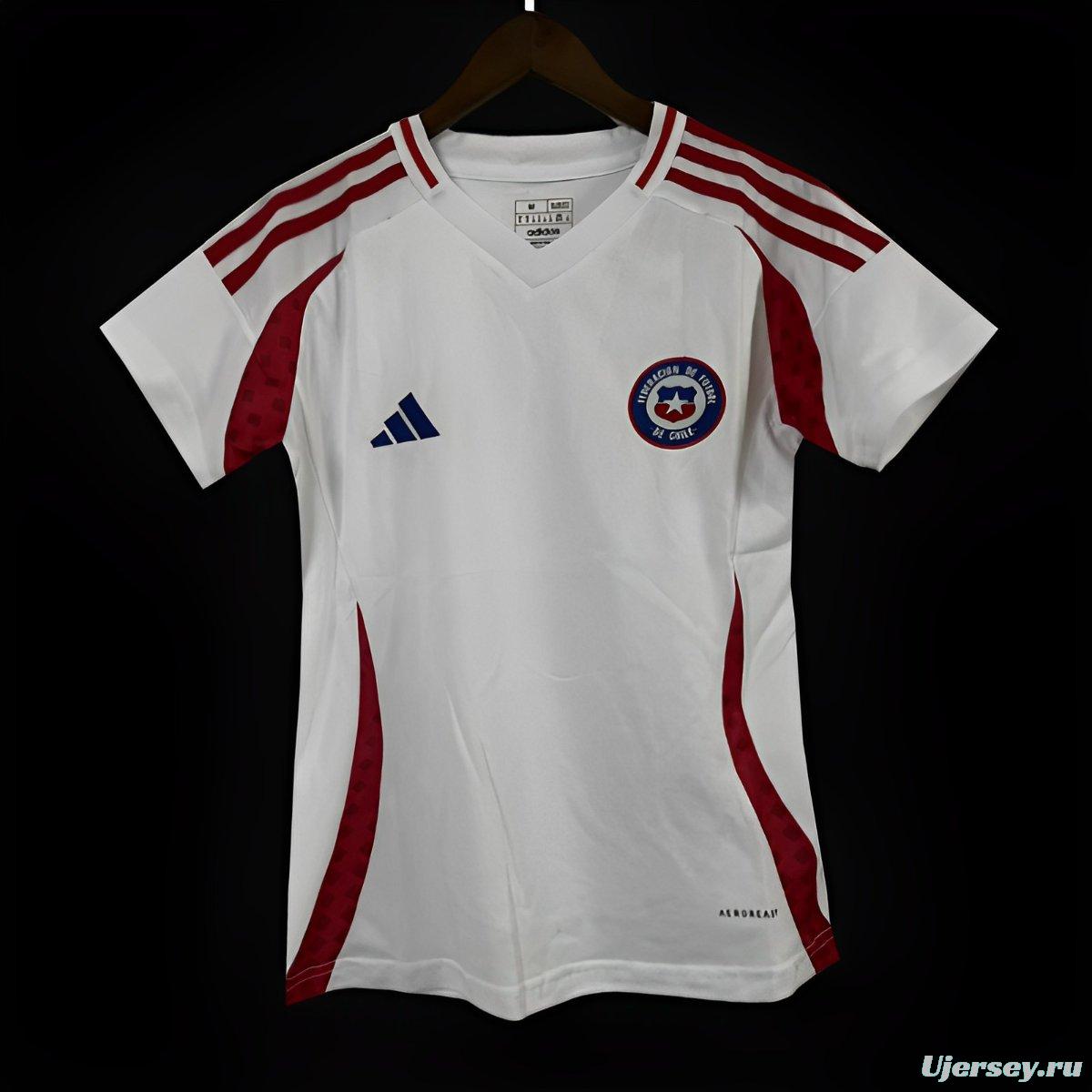 2024 Women Chile Away White Jersey