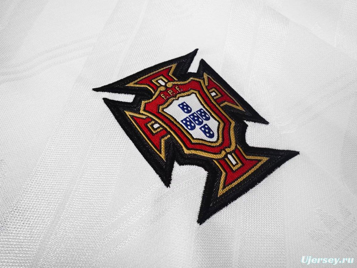 Retro 92/94 Portugal Away White Jersey