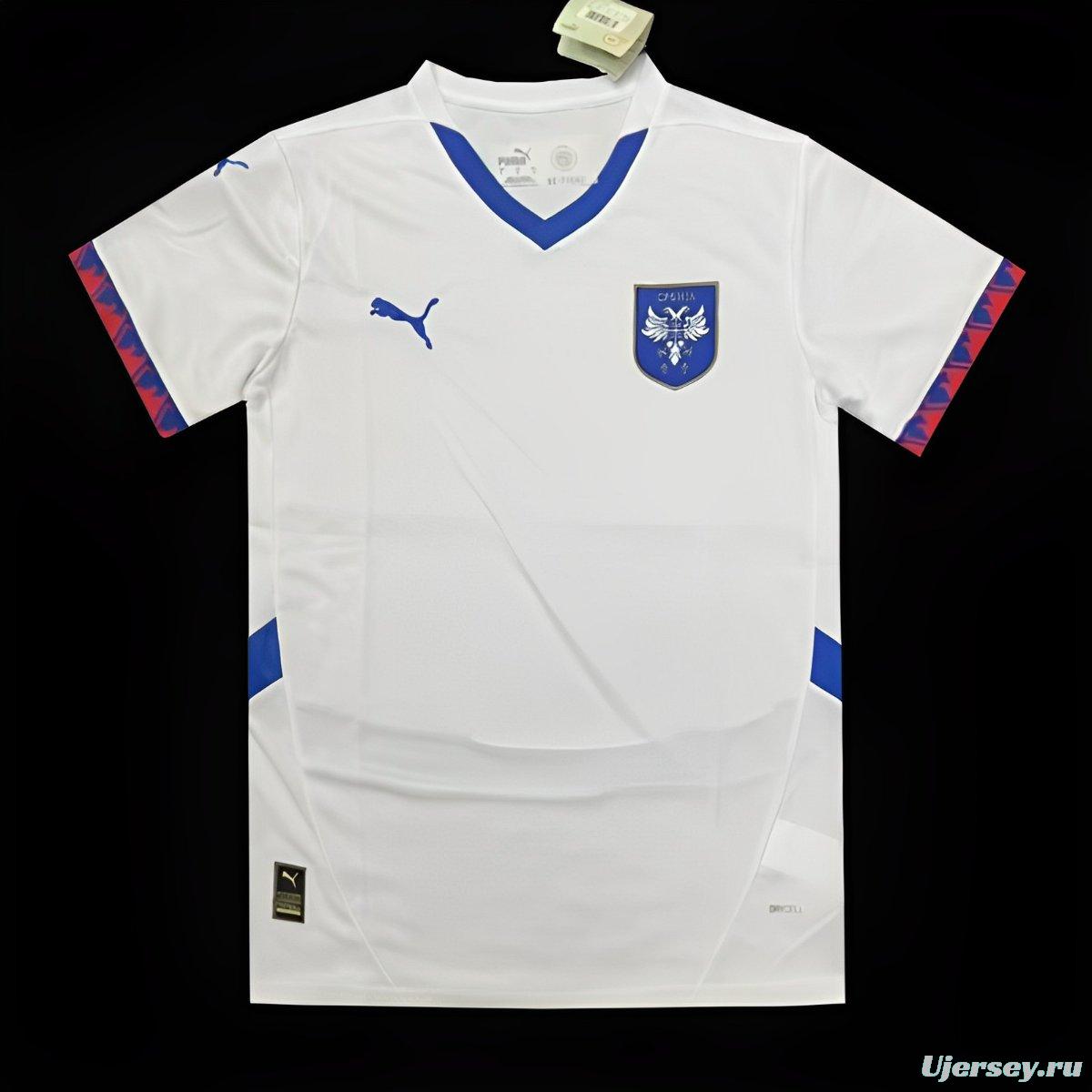 2024 Serbia Away White Jersey