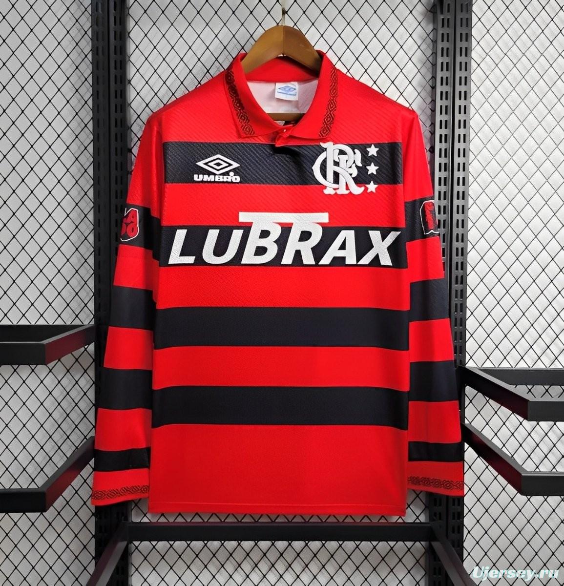 Retro 94/95 Flamengo Home Long Sleeve Jersey