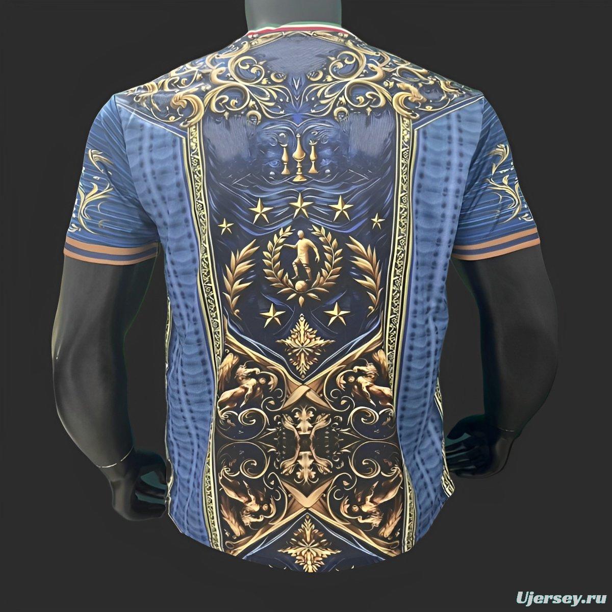 2024 Italy Navy Special Pre-Match Jersey