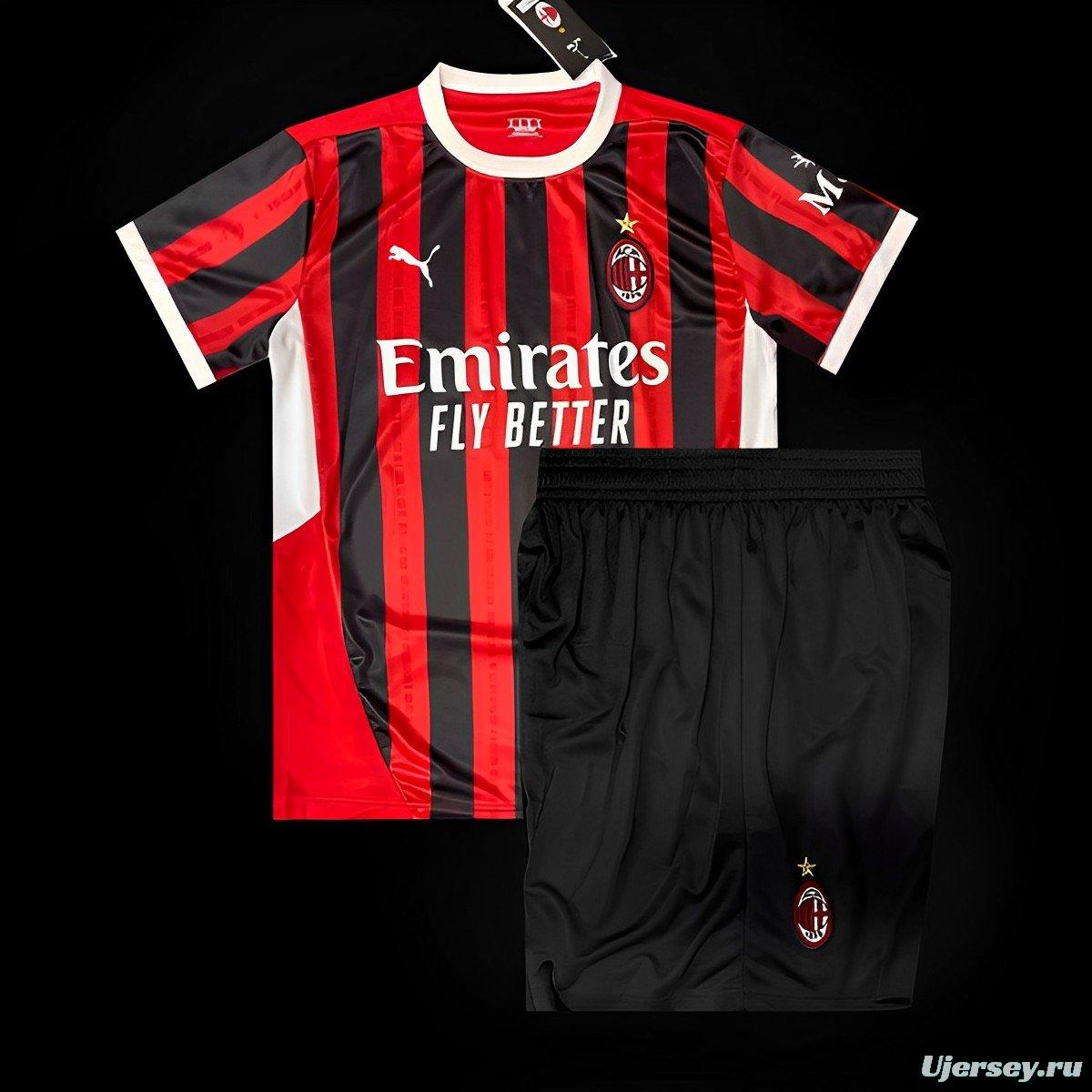 24/25 Kids AC Milan Home Jersey