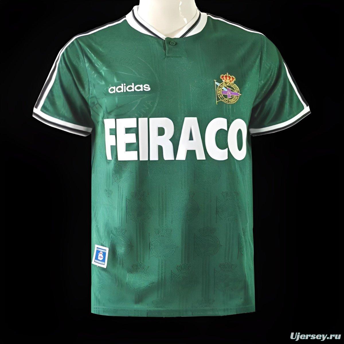 Retro 99/00 Deportivo La Coruna Away Green Jersey