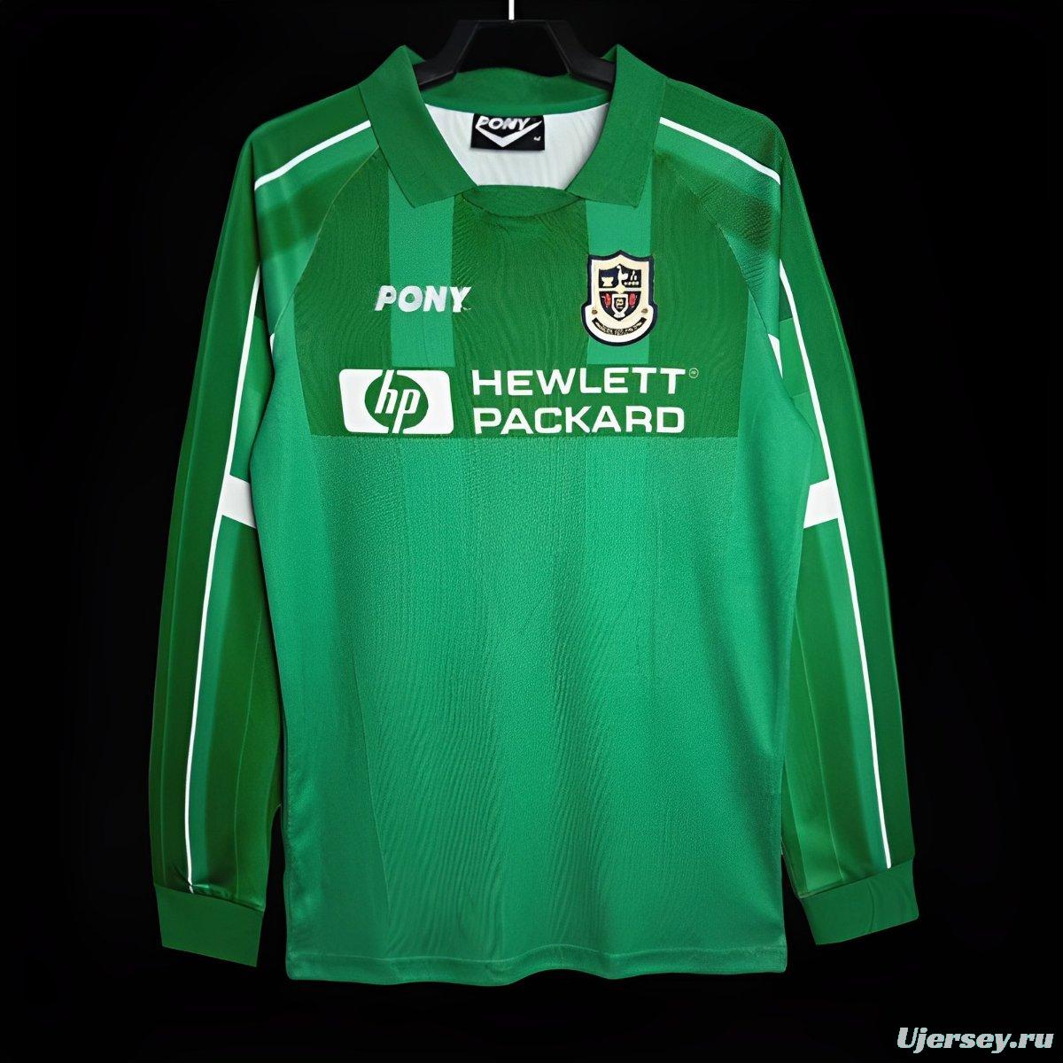 Retro 97/99 Tottenham Hotspur Green Goalkeeper Jersey