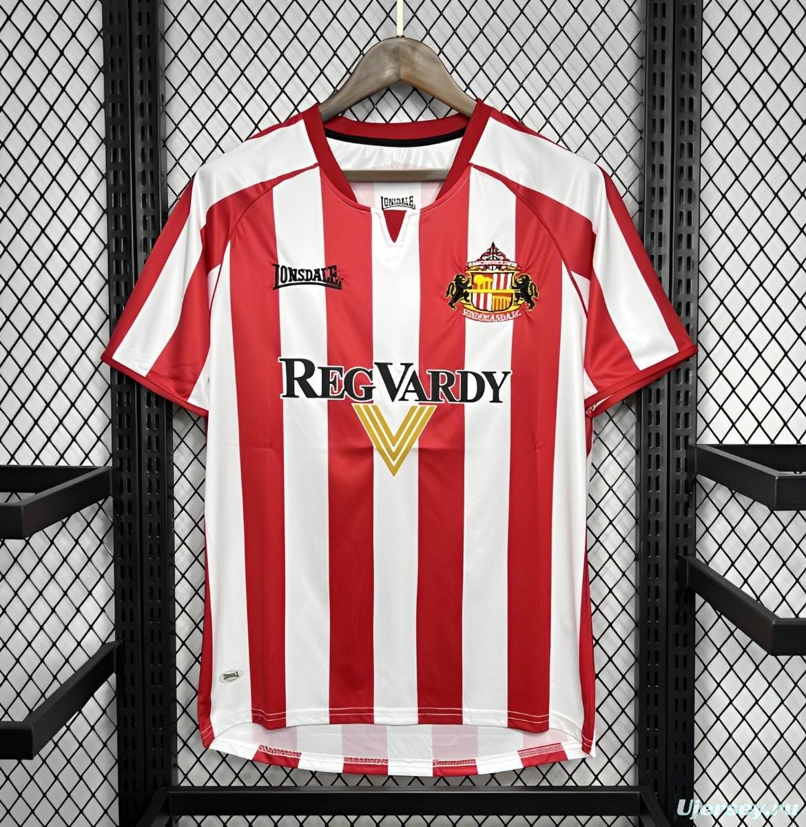 Retro 05/06 Sunderland Home Jersey