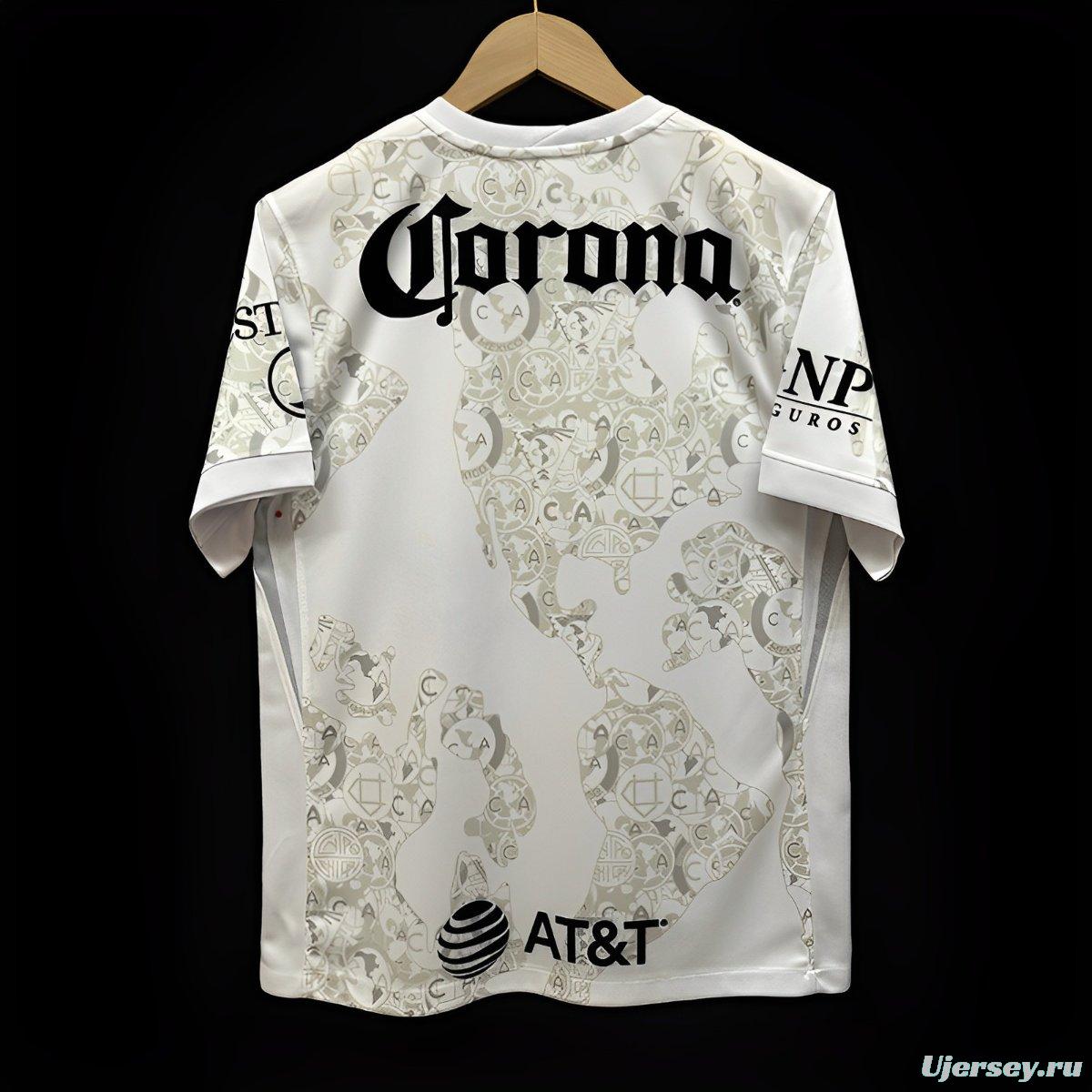 24/25 Club America White Goalkeeper Jersey