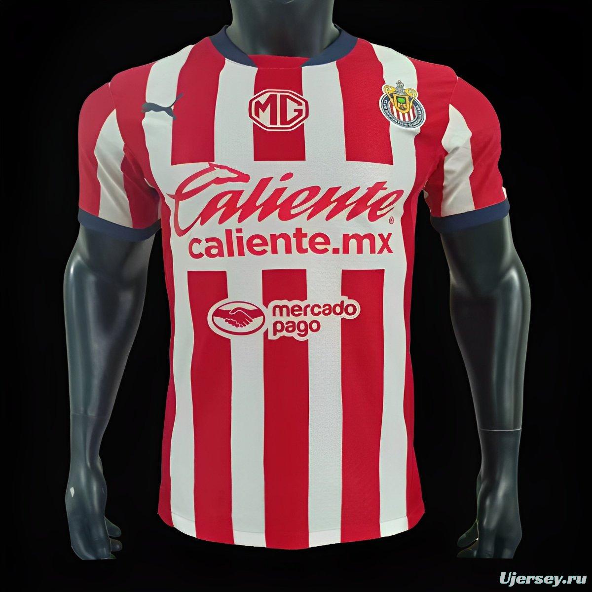 Player Version 24/25 Chivas Guadalajara Home Jersey