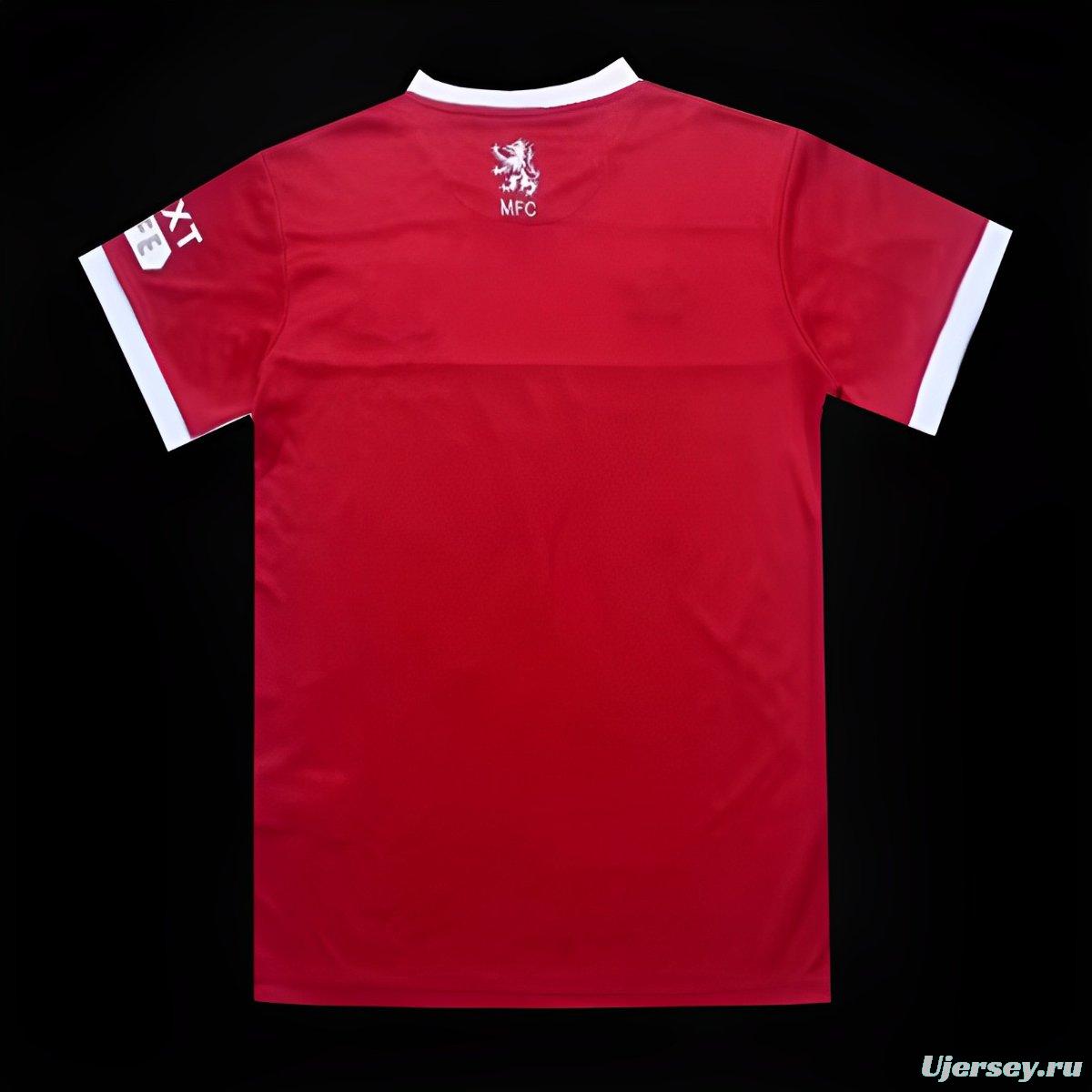 24/25 Middlesbrough Home Jersey