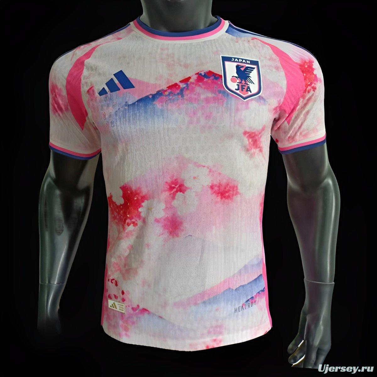 Player Version 2024 Japan White Special White/Pink Jersey